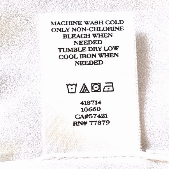 Ann Taylor 3/4 Sleeve Off White Blouse Gathers at Front and Back Size Medium - Picture 4 of 5